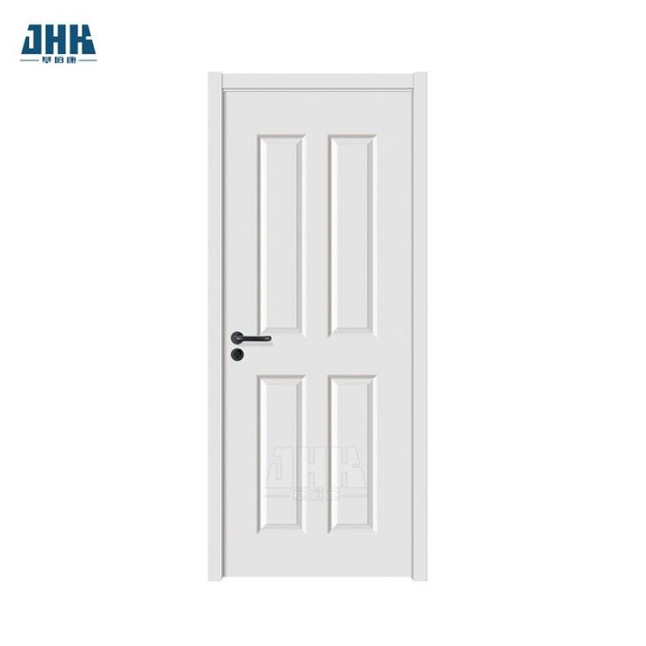 Jhk-004 4 面板饰面白色室内木门白色底漆门