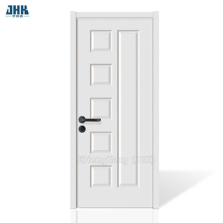 室内流行销售 HDF 模压门白色底漆门